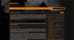 Desktop Screenshot of halloween-total.de